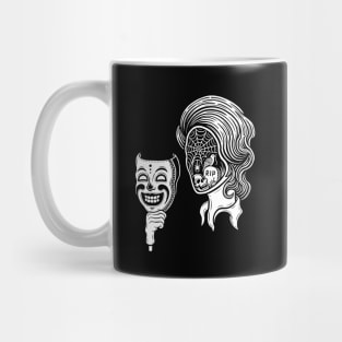 Who is hiding behind the mask? Mug